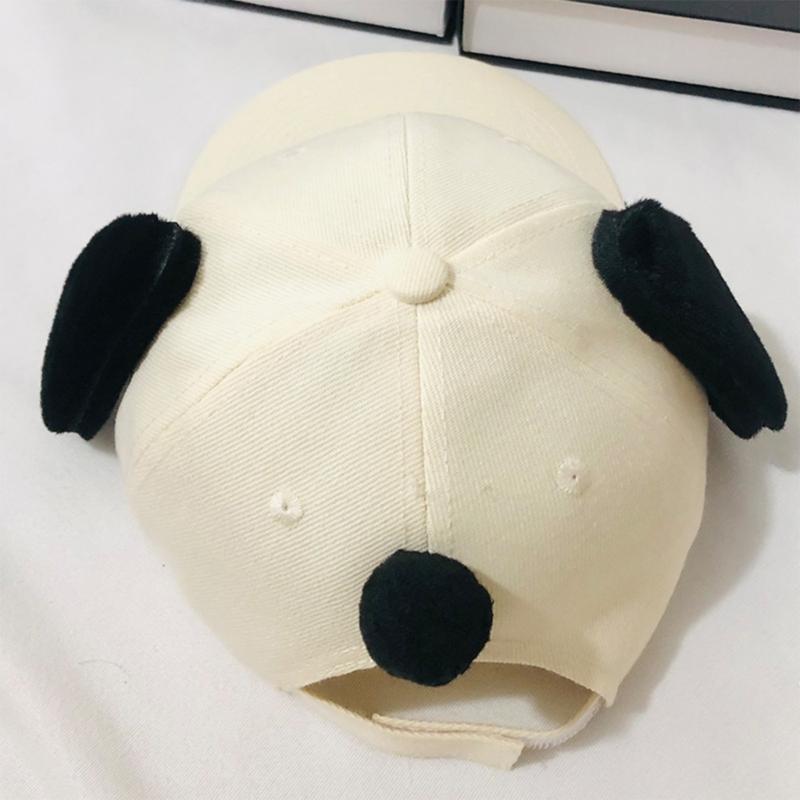 Lovely Snotty Dog Baseball Hat Long Brim Baseball Caps Outdoor Sunproof Headpiece