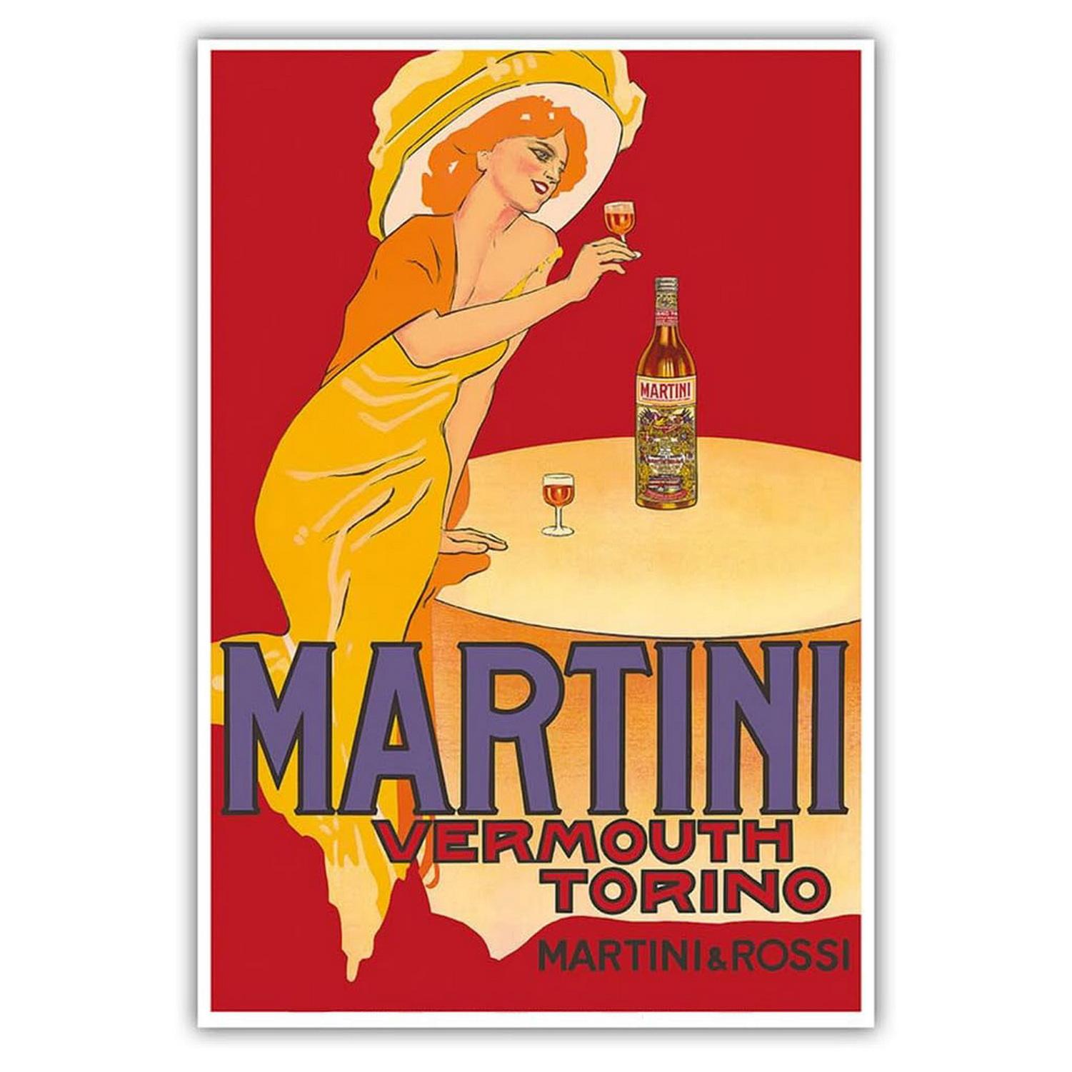 

Металеві таблички Campari Мартіні Настінна прикраса Табличка Вінтажний арт Постер Залізна картина для Чоловічої печери Дому Кафе Саду Клубу Бару 20X30CM