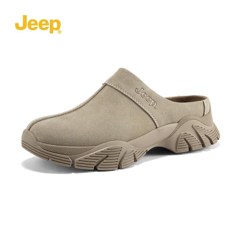 Jeep Men s Closed-Toe Leather Sandals M