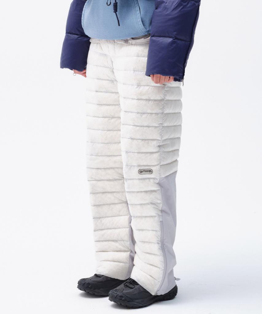 Pantaloni in piuma leggeri OUTDOOR PRODUCTS (bianca)