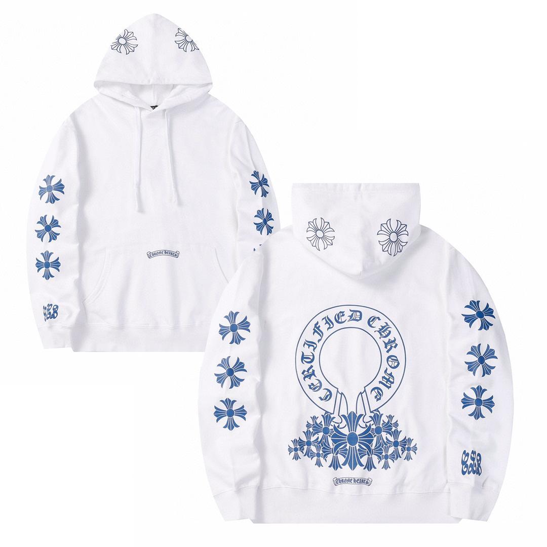 

810 CHROME HEARTS 2025 Autumn and Winter New Plus Size Classic Style Logo Hooded Sweatshirt, Suitable for Couples to Wear XL