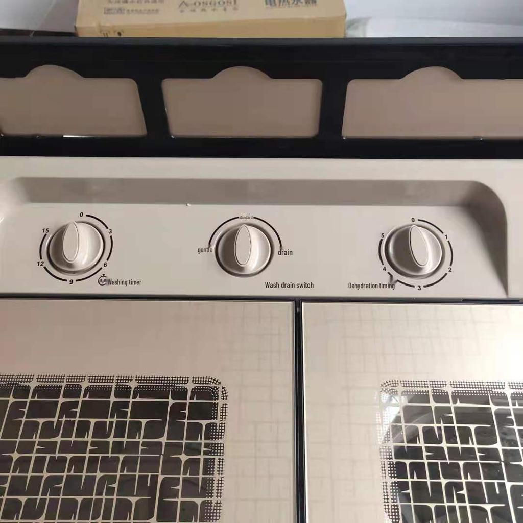 15kg Semi-Automatic Double Steel Washing Machine for Large Households