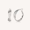 Dieuamour Ocean Curve One-Touch Earrings