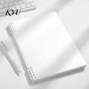 Agenda Notebook A5 Spiral Notebook, Lined /Horizontal Grid/Blank Inner Page, Flat Lay Journal for Notes Morandi Solid Color Cover Sketchbook