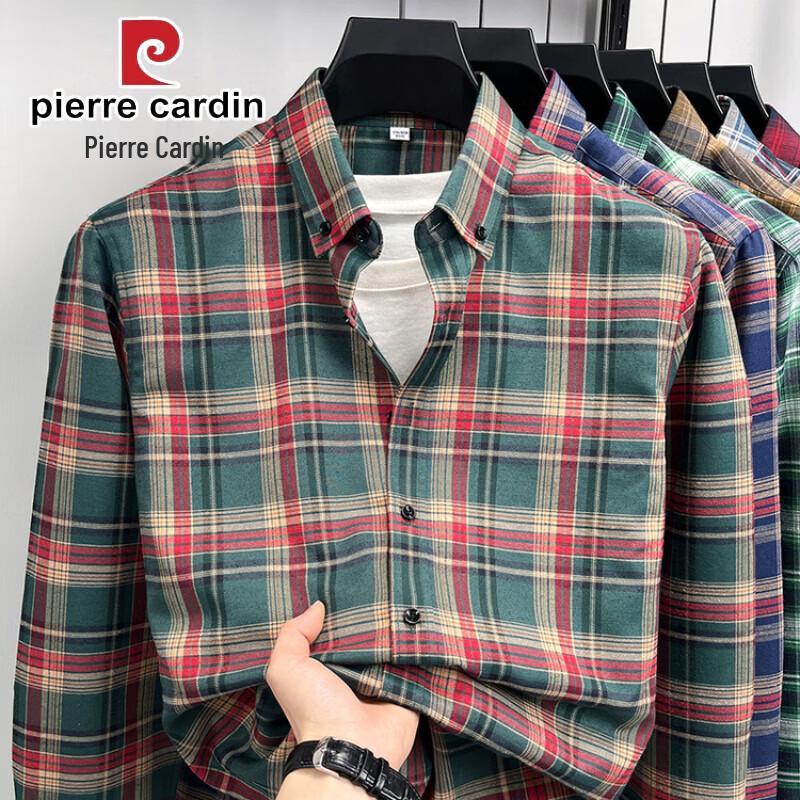 

Pierre Cardin Men s Casual Brushed Long-Sleeve Shirt XL/41