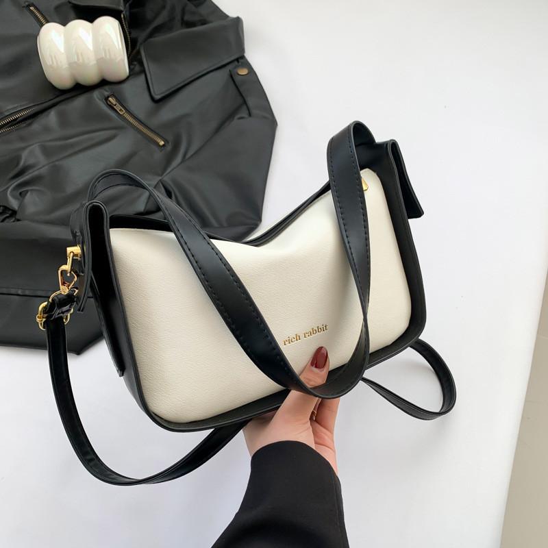 Chic Street Style Shoulder Bag Women's Trendy Retro Underarm Bag 2024 Spring New