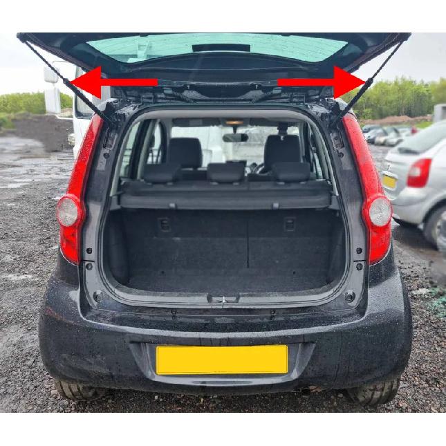 2x Tailgate Boot Trunk Gas Support Struts Lifter For Opel Vauxhall Agila II B 2008-2014 OEM 4708556 4708557 93193385 93193386