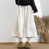 Women's High-Waist Corduroy Wide-Leg Lantern Pants - Autumn/Winter Casual Style