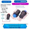 Round Button DS-427/428 Pushbutton Switch: 12-Unlocked, Self-Resetting, Locking/Momentary 