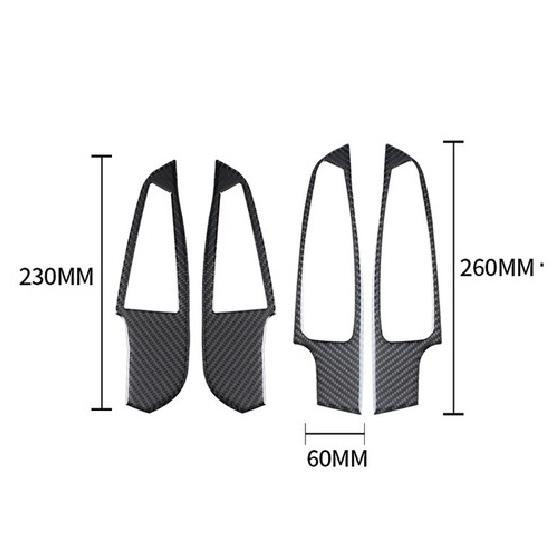 Carbon Fiber Door Window Lift Switch Frame Cover Trim For BMW 3 Series G20 19-22