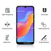 Härdat glas - Phonillico® - Huawei HONOR 8A - Svart kant - Reptåligt - Skärmskydd
