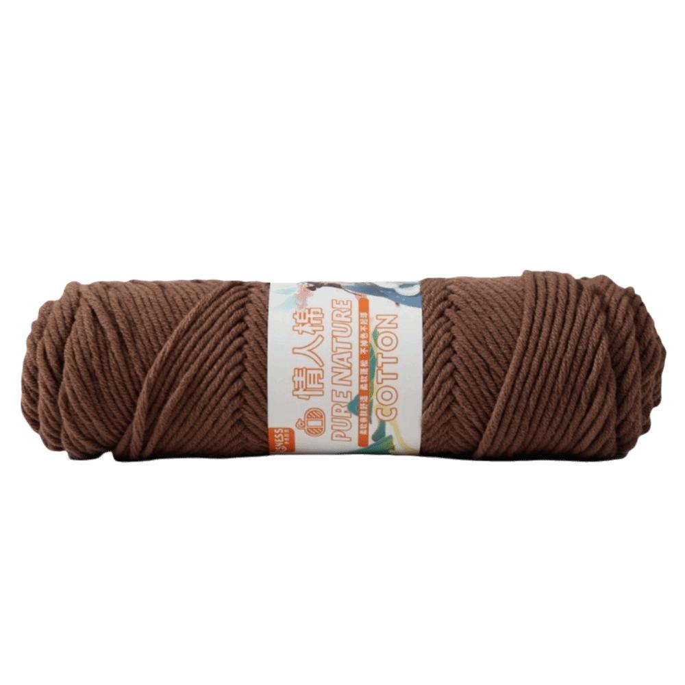 New DIY Knitting Wool Ball Hand Soft Milk Cotton Yarn 8-Strand Weaving Yarn