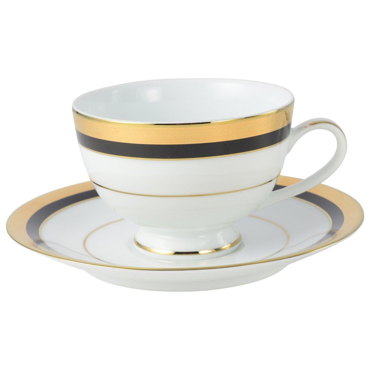 

CANION WITS VIENNA BLUE Tea Cup Saucer Western Tableware Design & (Gift/Home Use/Cafe/Restaurant etc.) [Canion WITS]
