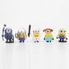 Minions Pvc Keychain Cake Decor Accessory With Cartoon Character Design For Kids And Teens