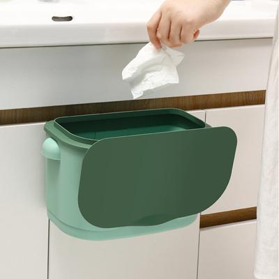 Wall-mounted Garbage Can Durable Hangable Garbage Cover For Kitchen