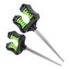 2pcs Garden Hose Guide Spike ABS Stable Lightweight Lawn Hose Support Stake for Water Pipe Agricultural Irrigation