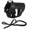 CANBOUN Tactical Military Vest Pet German Shepherd Golden Retriever Tactical Training Dog Harness And Leash Set For All Breeds D