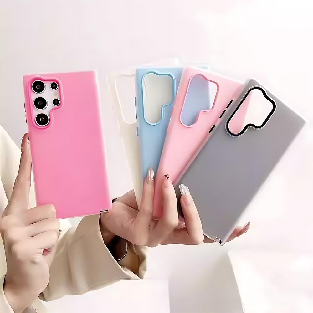 D-Dhl Express Label Phone Case for Samsung S26 S25 S24 S23 S22 S21 FE Plus Ultra Black 2-in-1 Jelly silicone case