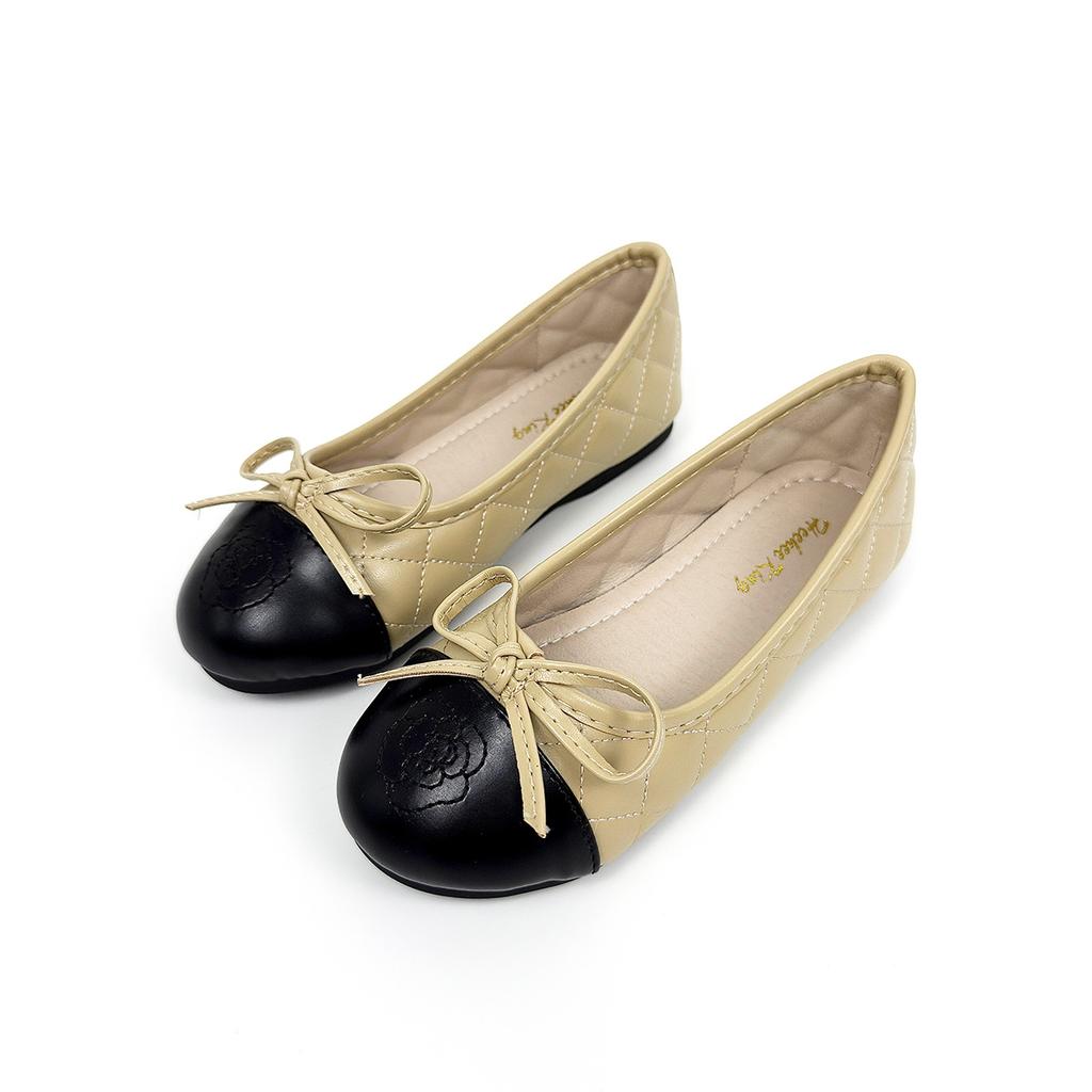Girls' Soft Soled Leather Shoes With Butterfly Bow Color, Casual Flat Shoes For Women, Single Shoes