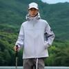 Unisex Windproof Water-Repellent Softshell Jacket: Spring/Autumn Lightweight Outerwear with Custom Logo