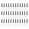 36 Durable Black Aluminum Rivet Dome Head Open End - Multiple Sizes