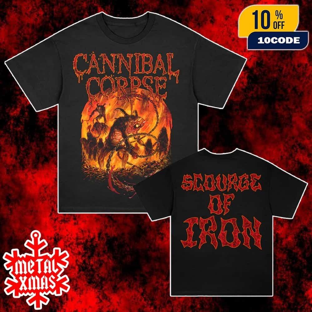 Cannibal Corpse New Merch 2026 Arrivals Scourge Of Iron Unisex T-Shirt Gift for S