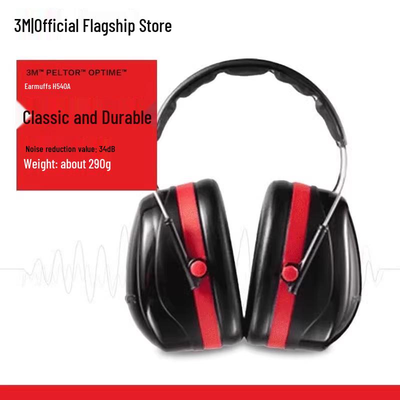 3M X5A Professional Noise-Canceling Over-Ear Earmuffs for Sleep and Study