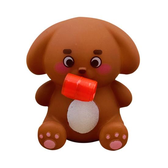Животное с высунутым языком Игрушка-пищалка Мультяшное Животное Снятие Стресса Сенсорная Игрушка Животное Сидячее Игрушка-антистресс Dog