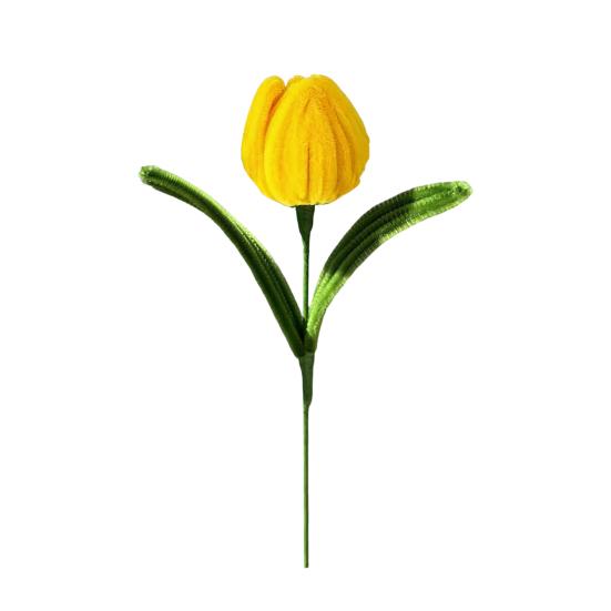 Acul de curățat pipe Finisat Flori Lalea Flori Artificiale Handmade Meșteșug Cadouri pentru Femei Mamă Soție