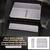 2Pcs For Xiaomi Yu7 2025 2026 Passenger Seat Glove Box Storage Box Tidying Phone Organizer Silicone Car Interior Accessories