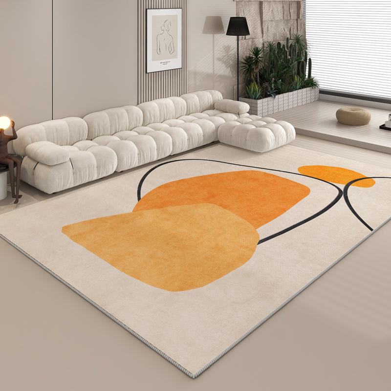 Art Design Plush Carpet Minimalism Living Room Decoration Abstract Rug Modern Rugs for Bedroom Large Area Fluffy Soft Floor Mat