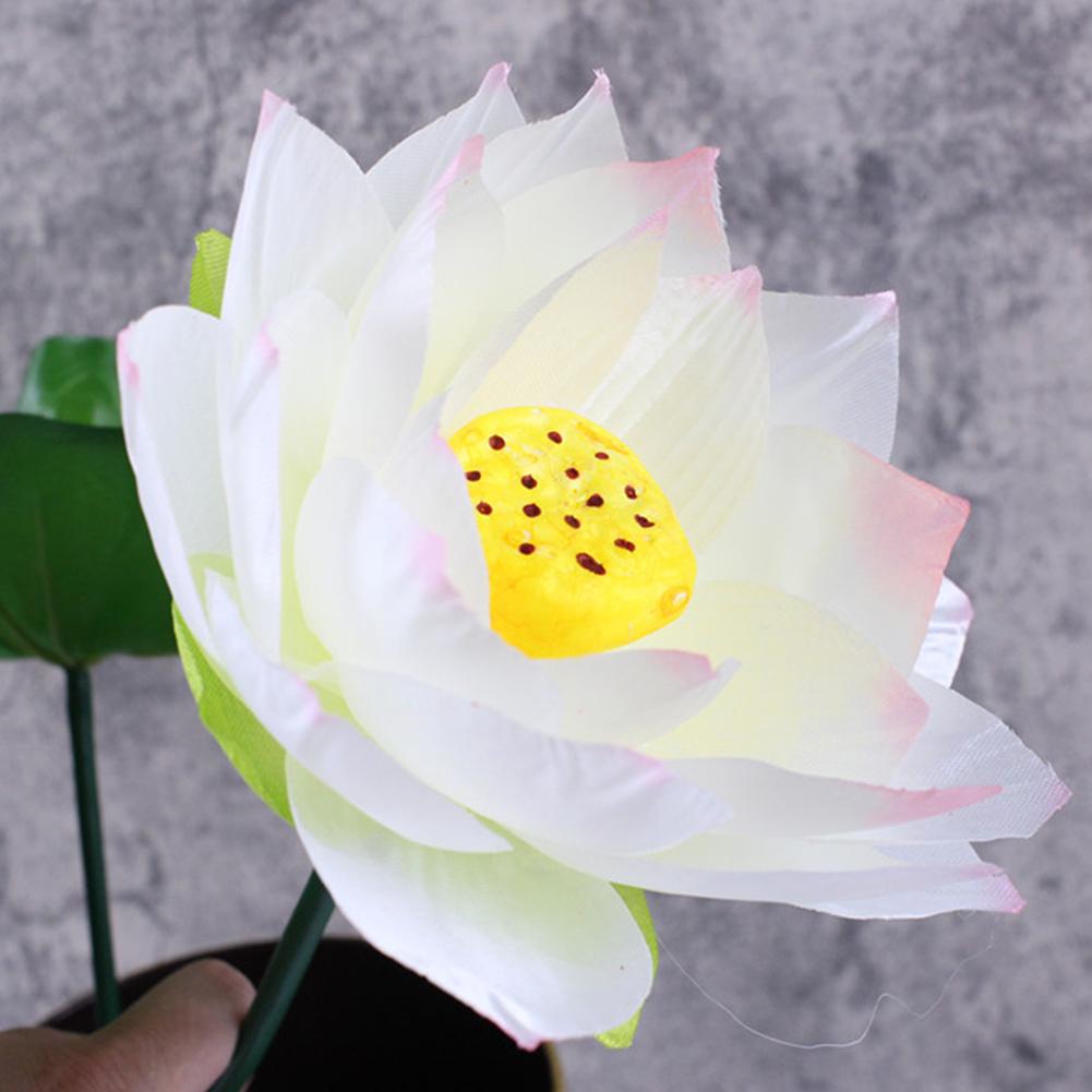 Fake Flower For Wedding Lotus Party Silk Water Lily