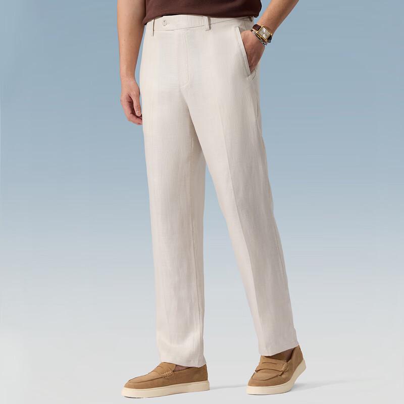 Judger Men s Business Casual Straight-Leg Trousers 35