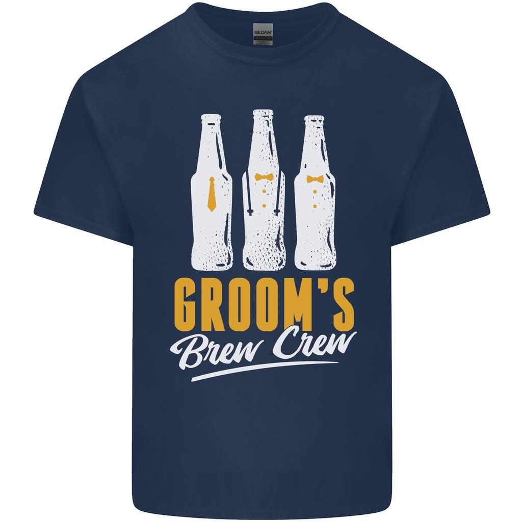 Grooms Brew Crew Beer Unisexs Light Cotton TShirt