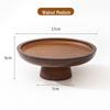 Abay Wooden High-Foot Serving Tray