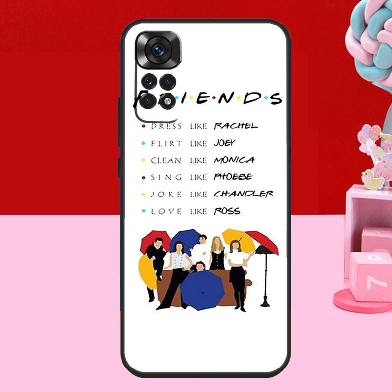 

Friends TV Show Quotes Case For Xiaomi Redmi Note 14 13 12 11 10 15 Pro Plus Redmi 15 C 13C 10C 12C 14C Soft Cover Redmi 12 4G