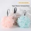 Gradient Bath Loofah Ball Soft Quick Foaming Durable Mesh With Hanging Strap For Bathroom Body Washing Skin Cleansing Use
