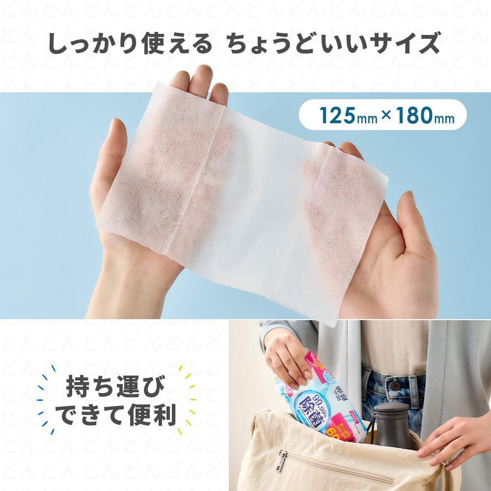 IRIS OHYAMA Disinfectant Wet 480 Sheets Sheets X 8 Wipes, Alcohol-Based, (60 Packs) WTS-60A8P