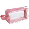 Pencil Pouch Transparent Students Pencil Bag Stationery Holder Bag Pencil Storage Bag Pen Case