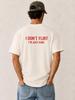 I Dont Flirt Im Just Kind Graphic Tee Funny Introvert Backprint Shirt Heavyweight Vintage Wash Cotton Aesthetic Gift For Him