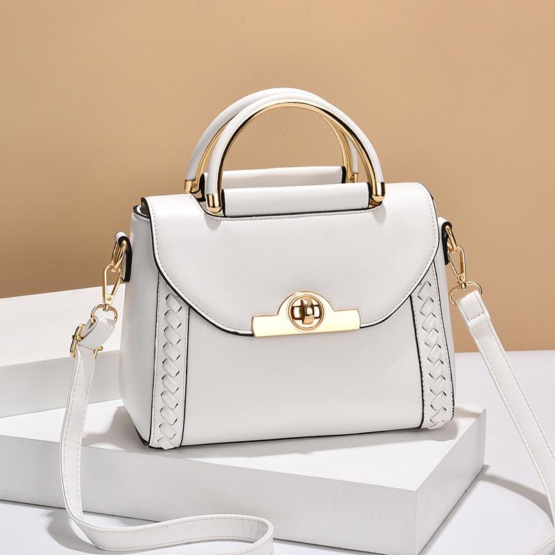 Elegant Buckle Decor Handbag for women  monochromatic crossbody bag