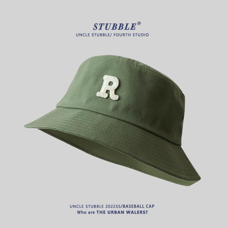 Men Large Size Bucket Hats Women Fashionable Versatile Letters Sun Hat Summer Beach Sunscreen Panama Hat Big Head Fisherman Cap