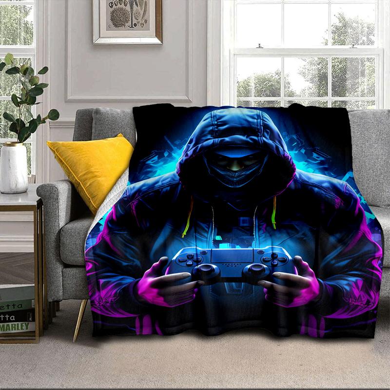 Cyberpunk Gaming Hero Blanket Flannel Blanket Throw Blanket Sofa Cover Blanket Soft Premium Blanket Picnic Blanket Tv Blanket Gifts