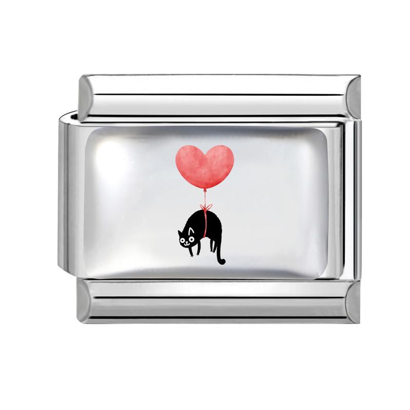 New Lovely Cat Dog Cow Fish Heart Y2K Wholesale Italian Charms Fit 9MM Stainless Steel Bracelet DIY Creative Jewelry Gifts