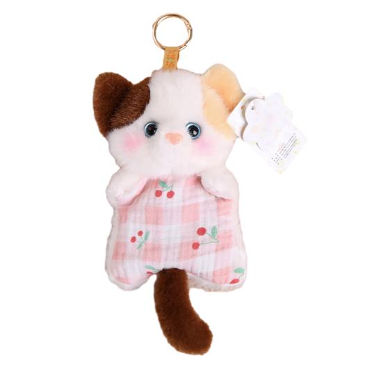 

Yousheng Doll Pendant Cartoon Elephant Monkey Fox Frog Design Plush Keychain Bags Backpacks Keys Decorative Bag Accessory H