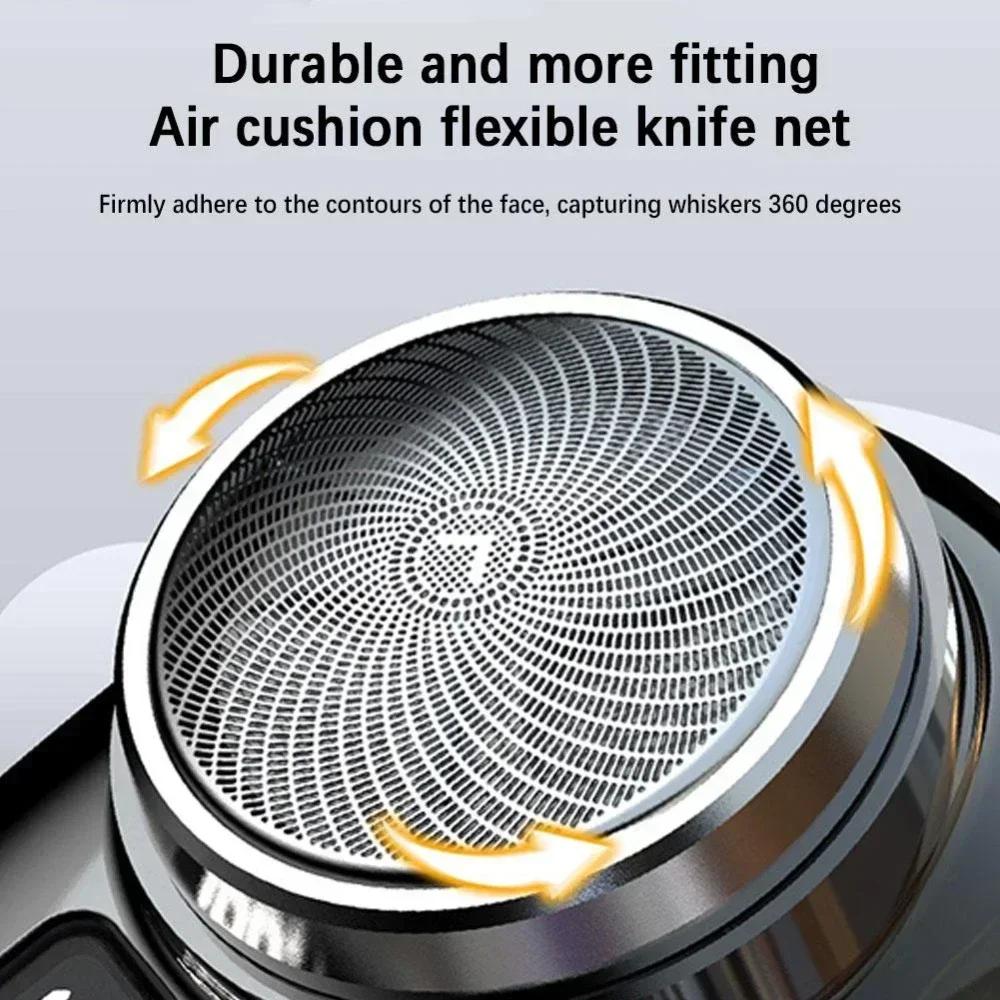 USB-minibarberingslommestørrelse Bærbar elektrisk barbermaskin Oppladbar barberhøvel Herre Minireise elektrisk barbermaskin Bærbar lommebarberhøvel