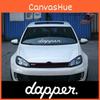 Autocolante Decaluri de Calitate Premium Albe Dapper pentru Stilizarea Mașinii Pentru Geamul Parbrizului Față și Spate, Geamul, Decorul Ușii