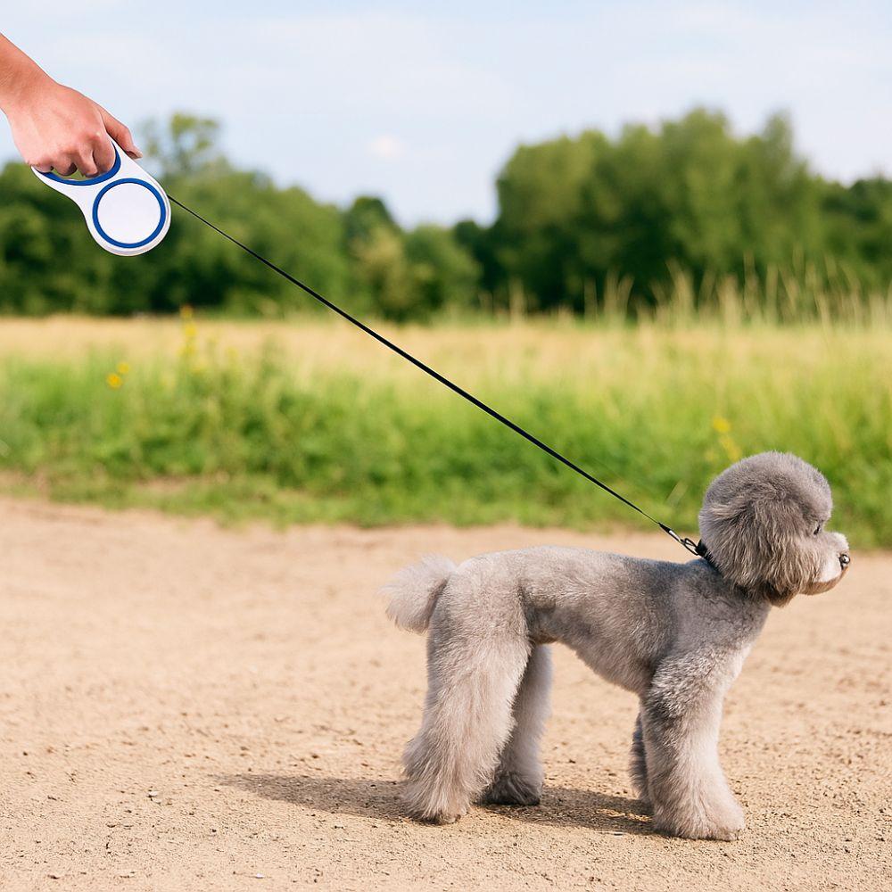 Wear-resistant Retractable Dog Leash Anti-bite Dog Walking Leash Pet Dog Leash  Training