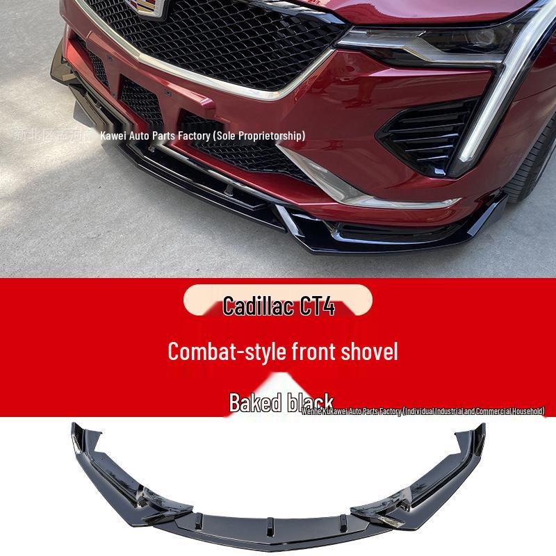 Black Warrior Chrome Delete Bumper Kit for 2020-2024 Cadillac CT5/CT4