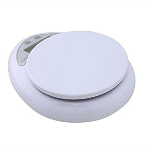 AseiwaA Home Digital Scale, Measures up to 5kg in 1g Increments, Digital Platform Scale, Electronic Scale with Tare Function and Auto-Off Function (1g